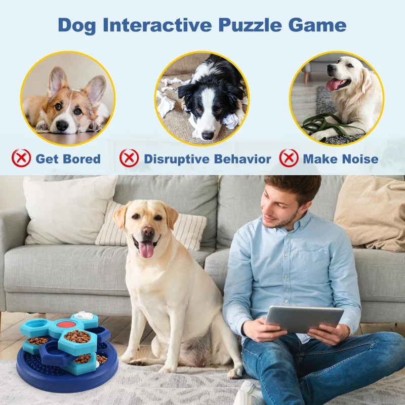 Juguete comedero lento para perros – Entretenimiento con comida - imagen 3