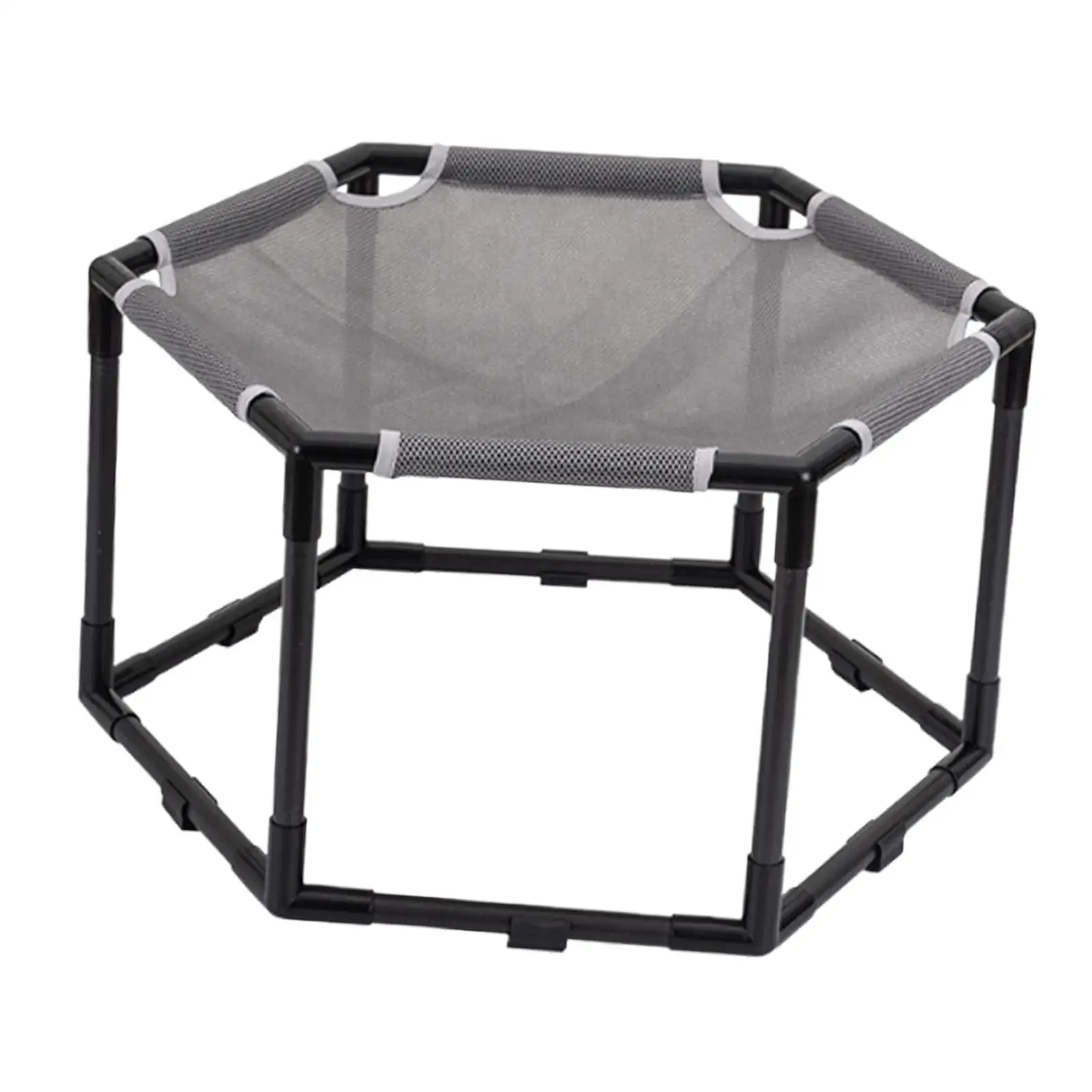 Cat Hammock Bed Hexagon Furniture Protection Elevated Cat Bed for Kitten