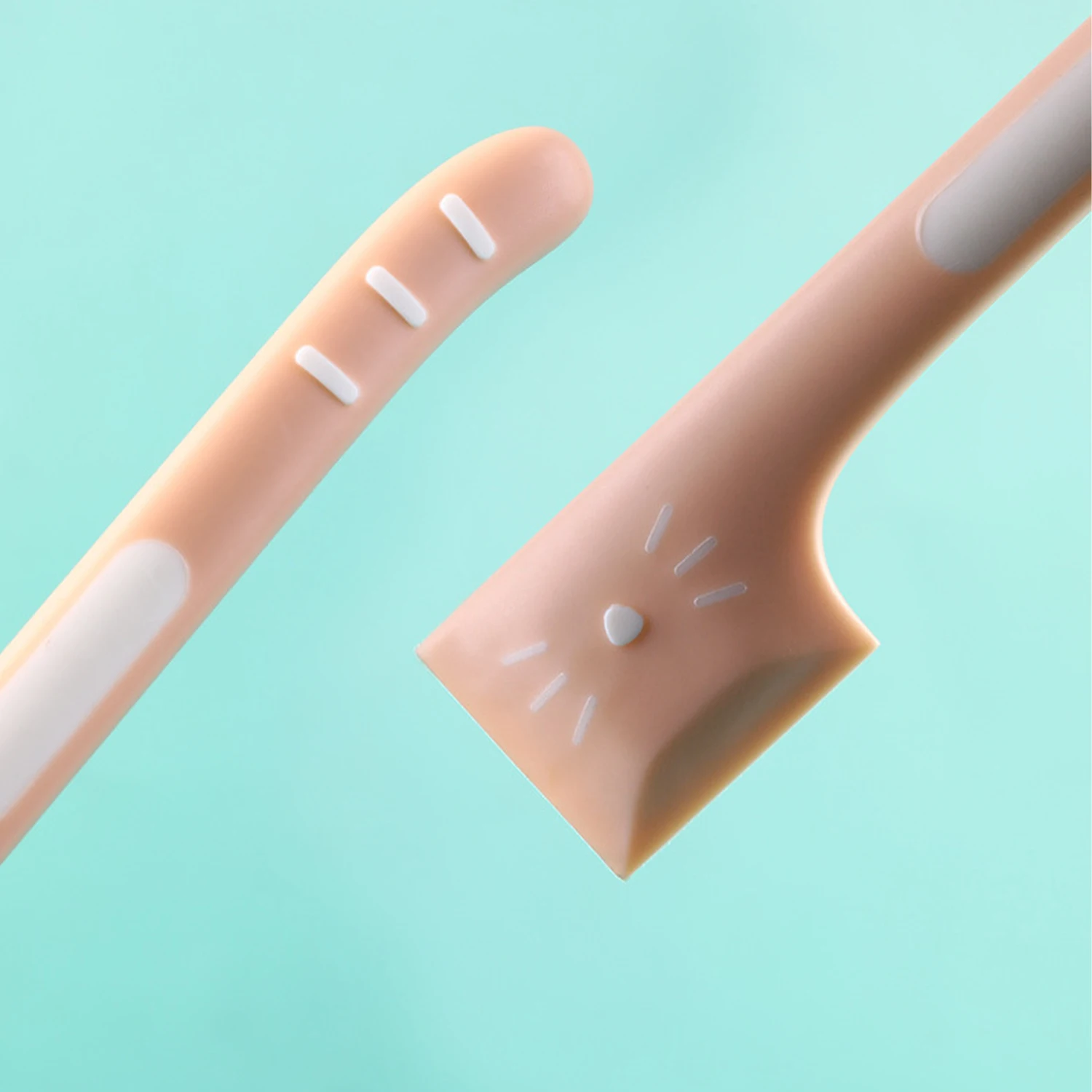 Cuchara para conservas de mascotas, cuchara de alimentación para perros y gatos, raspador de comida para gatos, cucharas con asas largas, pala alimentadora, suministros para mascotas, 1 ud.