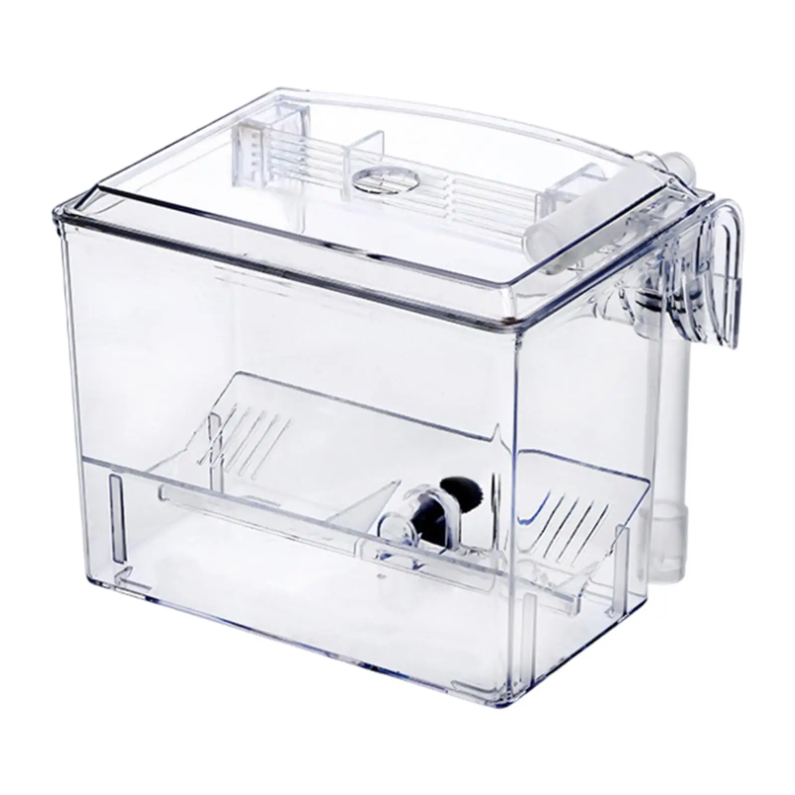 Fish Breeding Box Separation Box Easy to Install Acrylic Versatile Hanging Hatching Box Breeding Hatchery House for Aquarium