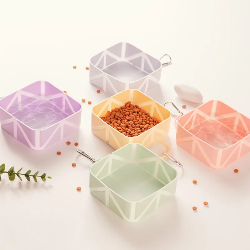 Tazón plegable de silicona portátil para perros, gatos y cachorros - imagen 4