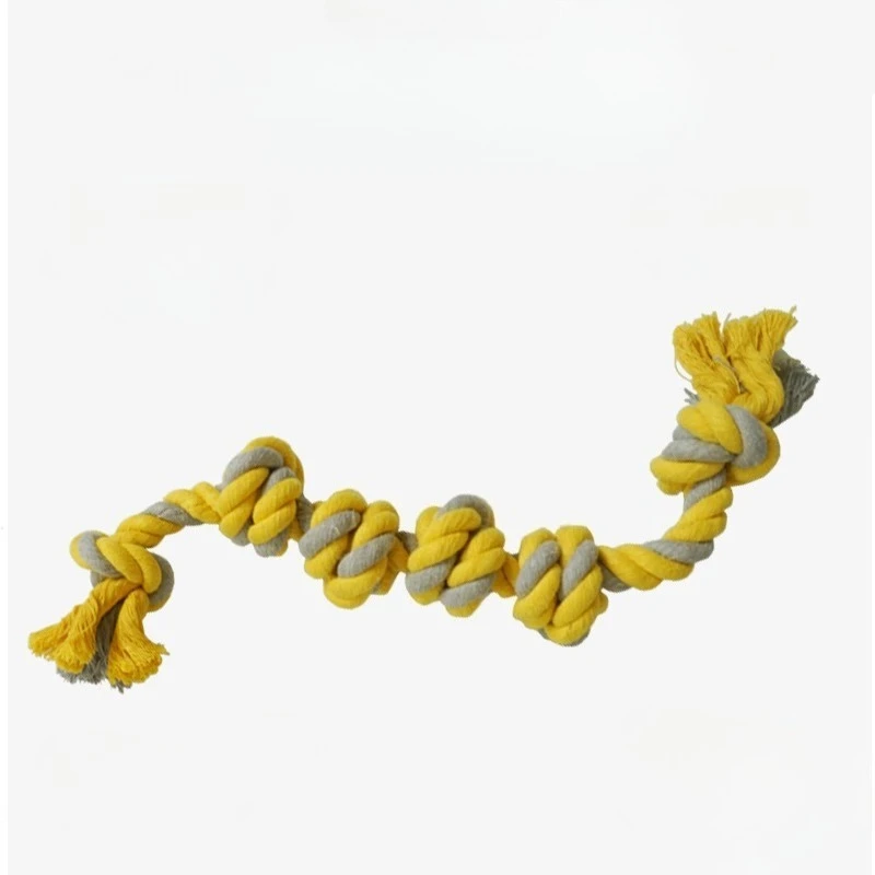Juguetes para perros, cuerda resistente a mordeduras, juguete para masticar para perros, dientes de algodón suave, molienda, resistente a mordeduras, accesorios interactivos de juguete para perros - imagen 5