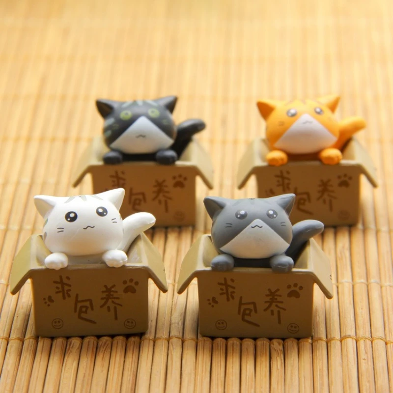 Estatuas de gatos mini para jardín y habitación infantil – Regalo niños - imagen 2