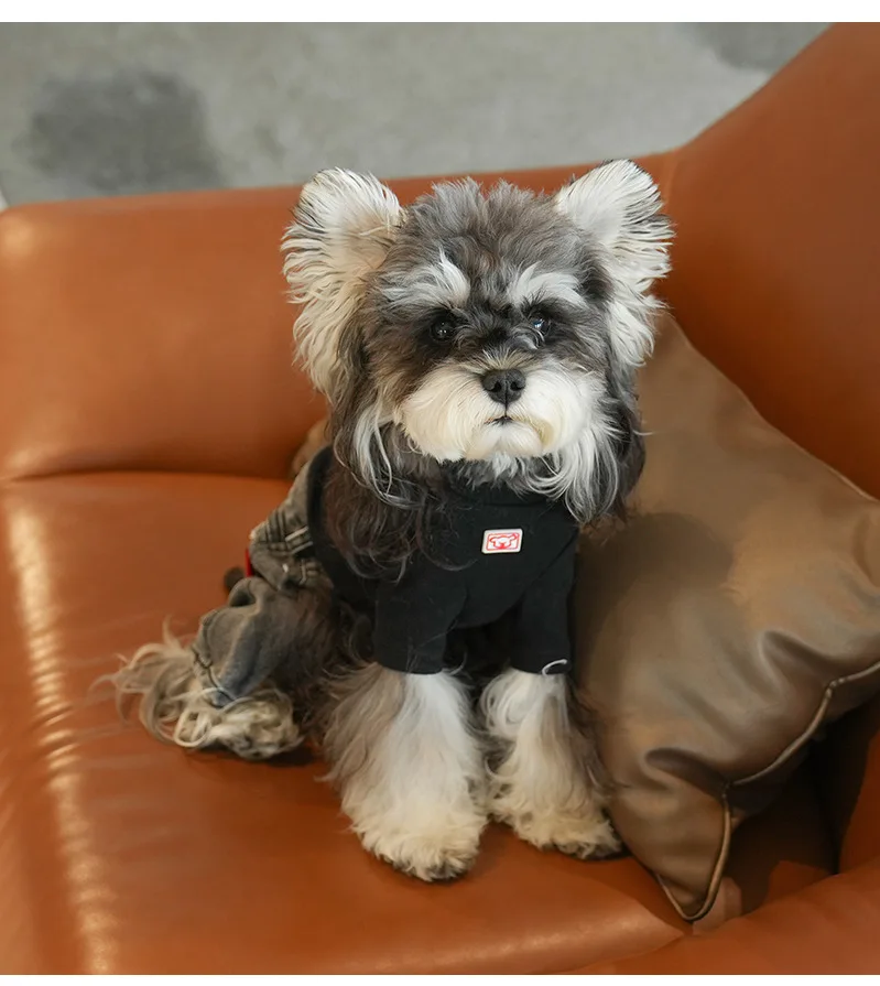 Mono vaquero para mascotas, monos para perros, ropa para invierno, jersey para perros, monos de 4 patas, camiseta, ropa para perros para mascotas para clima frío - imagen 5