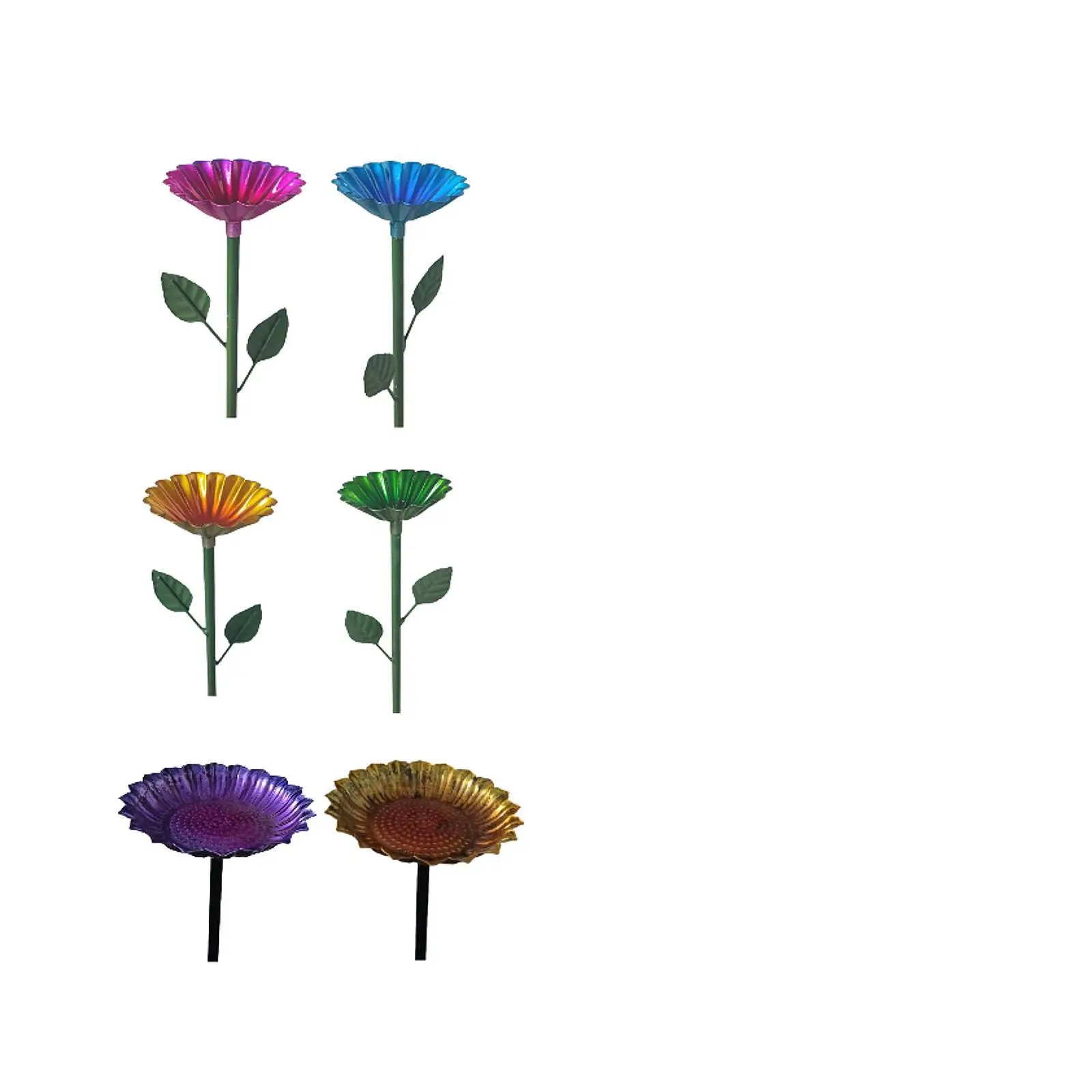 Bird Bath Simple Easy to Clean Refill Iron Bird Feeder Bird Feeding Station for Patio Outside Garden Outdoors Bird Lovers Gifts