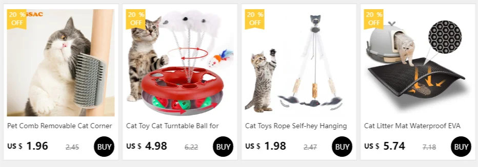 Arnés en uso - Gatos