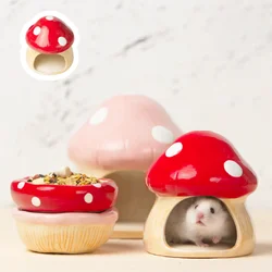 Casita seta cerámica refugio para hamster y conejo pequeño