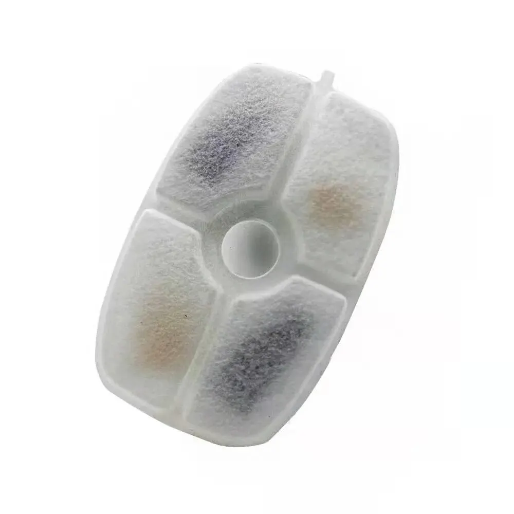 Filtros de fuente de agua para gatos, filtros de repuesto para fuente de mascotas con carbón activado de coco para dispensador de agua cuadrado de 2,5l, 6 uds. - imagen 2