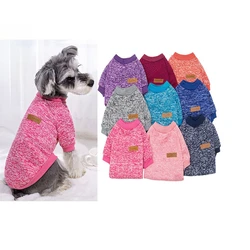 Jersey de punto suave para perros y gatos – Cálido con cuello redondo