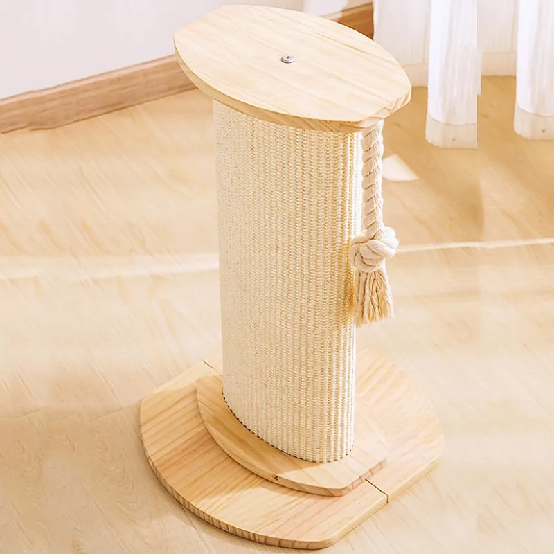 Marco de escalada para gatos, tablero rascador para gatos, rascadores para gatos, poste rascador de madera maciza, columna para gatos, Protector de sofá para saltar, juguetes para mascotas