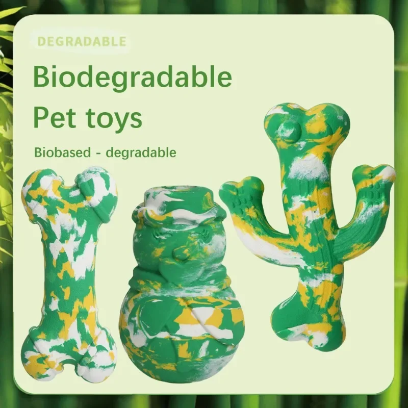 Goma Natural basada de calidad alimentaria, colores mezclados, camuflaje, limpieza de dientes de cachorro, juguetes de comida lenta, suministros para mascotas - imagen 4