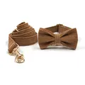 bow collar leash