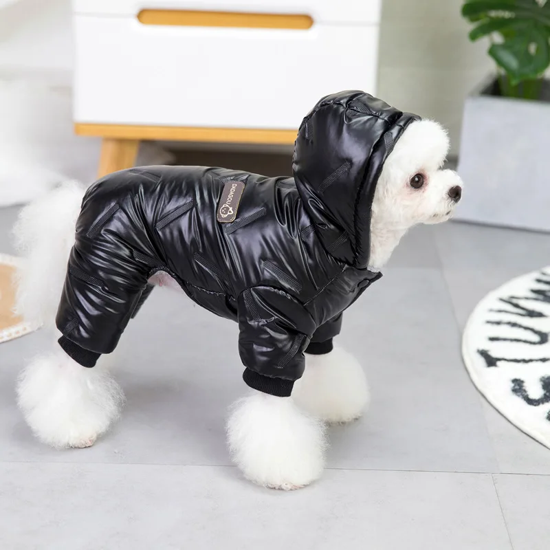 Winter Warm Pet Dog Jumpsuit Waterproof Dog Clothes for Small Dogs Chihuahua Jacket Yorkie Costumes Shih Tzu Coat Poodle Outfits - imagen 3