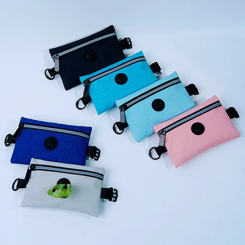 Soporte para bolsas de caca de perro, dispensador de bolsas de caca de perro impermeable, dispensador de bolsas de aseo colgantes para perros que caminan, soporte para bolsas de arena - imagen 3