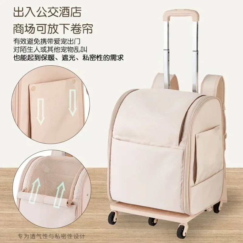 Mochila transportín impermeable para gatos y perros – Ligera y plegable - imagen 2