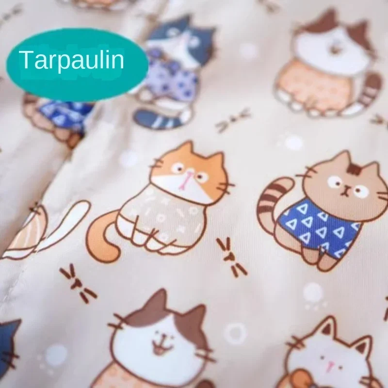 Caja de arena para mascotas, cortina de puerta desodorante, protección de polvo, privacidad, bolsa de basura de inodoro para gatos, suministros para mascotas, productos impermeables de algodón - imagen 3