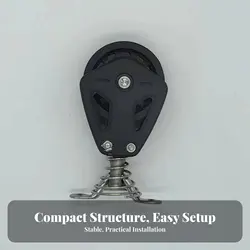 Juguete polea interactivo para gatos sin esfuerzo de acero inoxidable