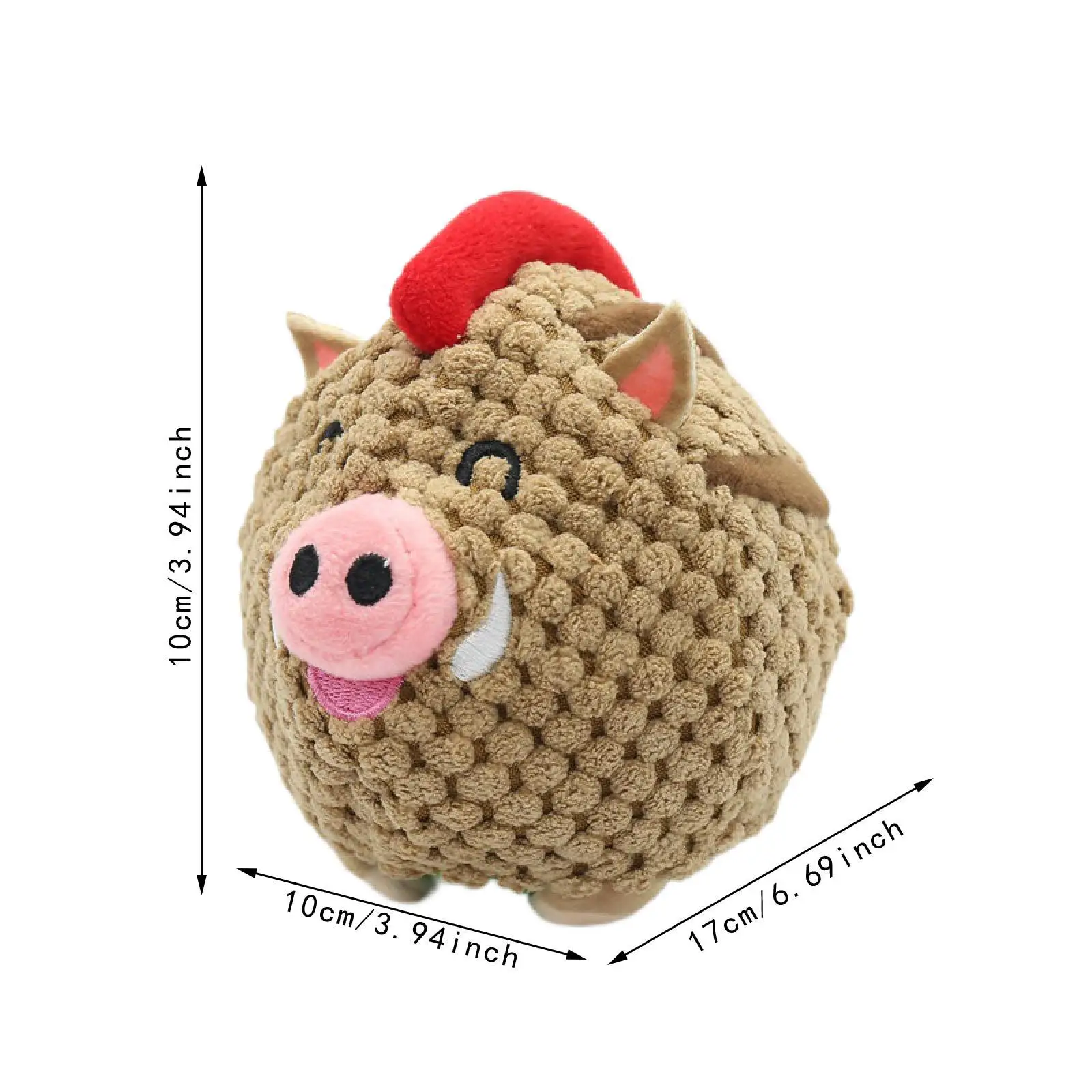 Dog Toy Ball Fetch Toy for Puppy Portable Lightweight Squeak Dog Toy Pet Interactive Fetch Ball for Game Exercise Relaxing