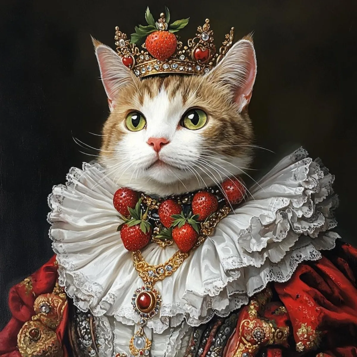 ATUBAN Retrato de mascota real personalizado, pintura de perro renacentista, regalo para amantes de las mascotas, regalo de retrato de mascota, regalo para gato, regalo para perro pájaro