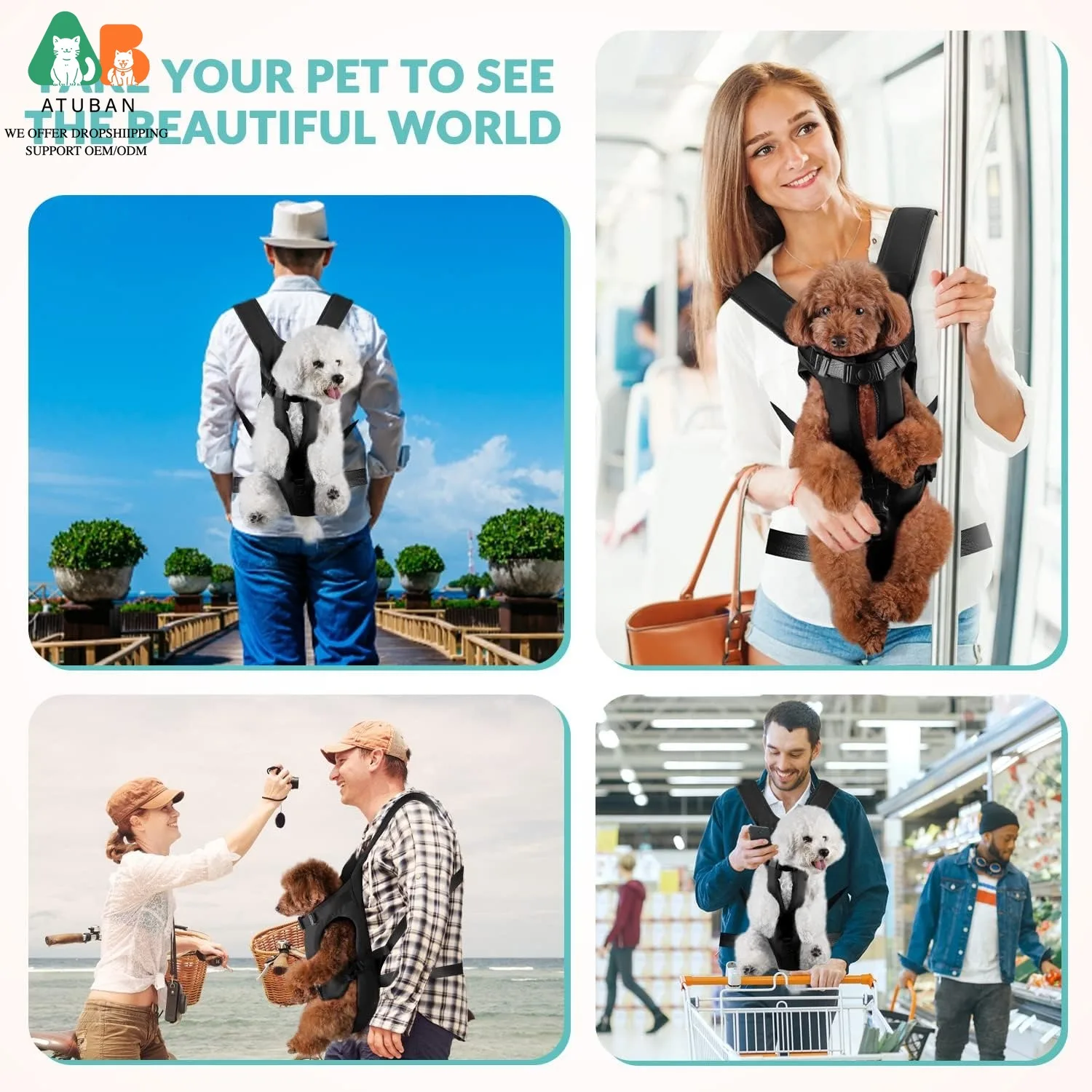 Porta perros deportivo para perros pequeños – Bolso manoslibres - imagen 5