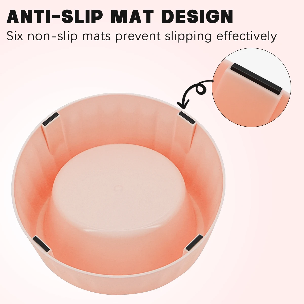 Cuenco de acero inoxidable para perros con boca oblicua para evitar voltar, cuenco antideslizante para perros, cuenco de alimentación para gatos, 1 ud. - imagen 3