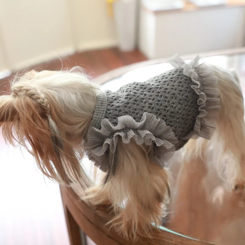 Ropa de lujo para perros, ropa para cachorros y gatos, disfraz para perros pequeños, accesorios para Chihuahua, perro salchicha, vestido para mascotas, producto esencial - imagen 2