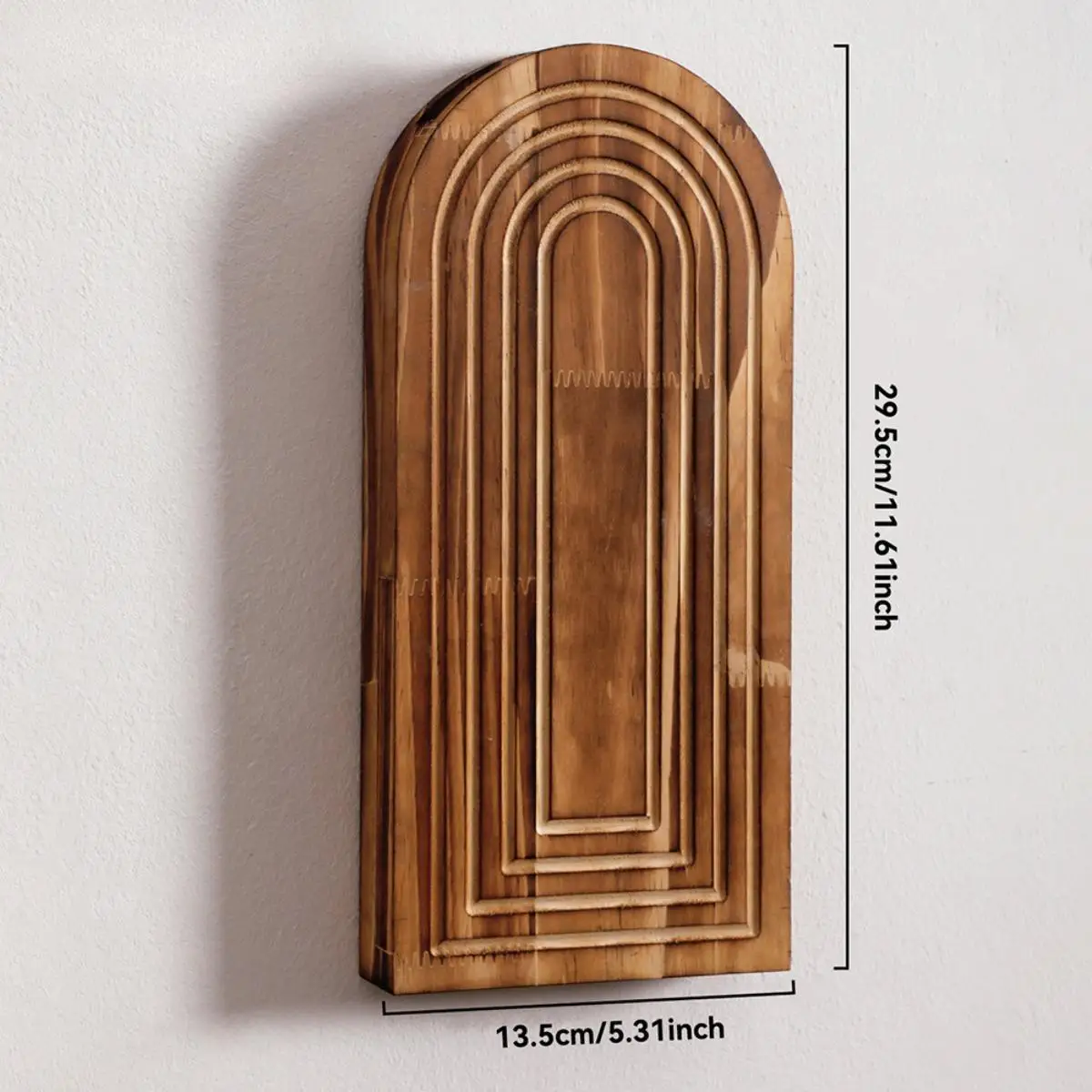 Wooden Wall Planter Vase Versatile Wall Hanging Decor Rustic Hanging Planter for Bathroom Office Farmhouse Kitchen Decoration