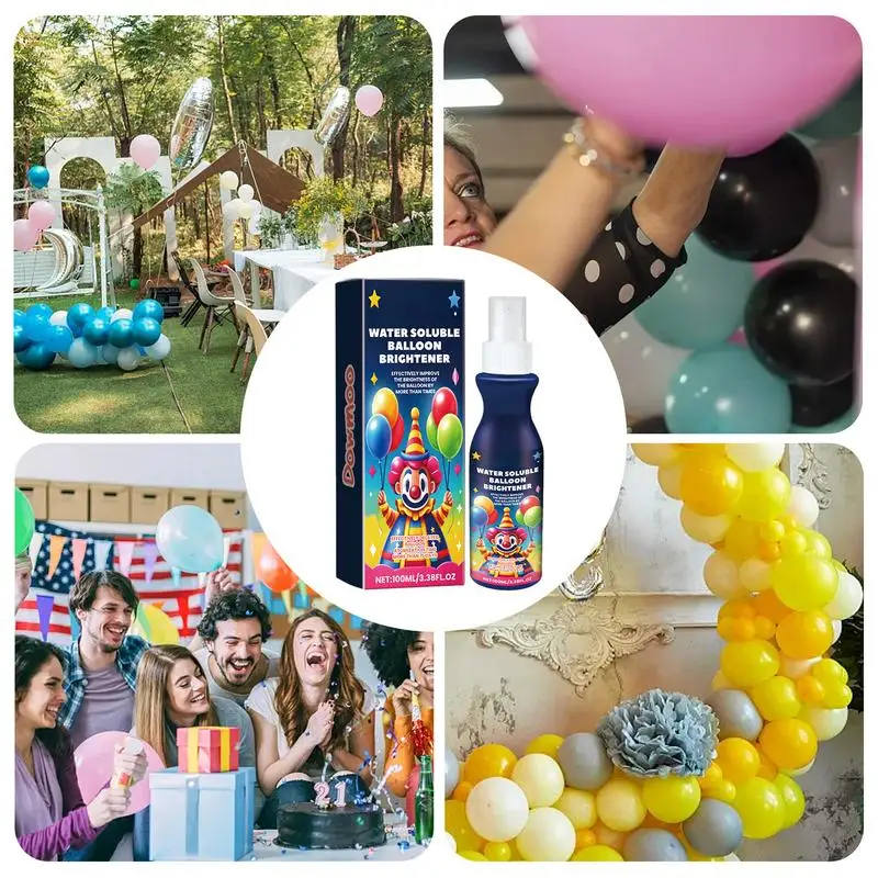 Espray brillante para globos, abrillantador de globos, pulverizador de brillo, restaurador de esmalte, potenciador de brillo, secado rápido para - imagen 3
