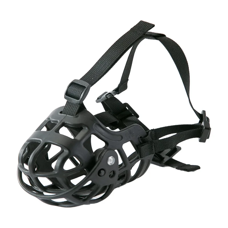 Bozal de silicona para perros grandes, máscaras para perros cómodas y seguras, máscara bucal transpirable antimordeduras para accesorios para perros medianos y grandes - imagen 5