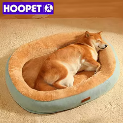 HOOPET-colchoneta cómoda para mascotas, cama para perros y gatos, almohadilla para dormir, sofá, cojín, casa calmante para mascotas, suministros para mascotas, invierno