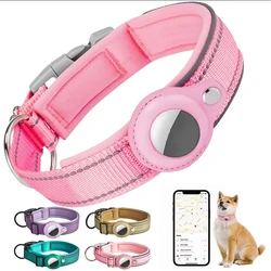 Collar reflectante para perros con AirTag – Resistente y ajustable