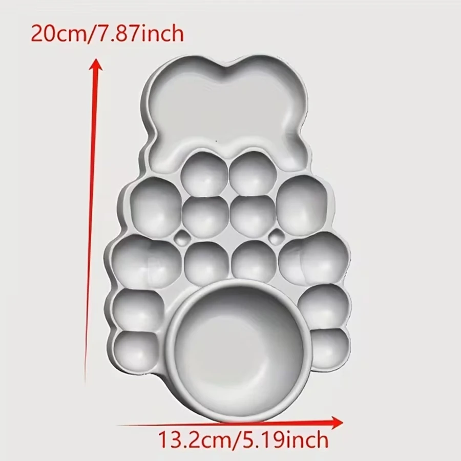 Paleta de pintura para gatos y perros con rejilla mezcladora - imagen 3