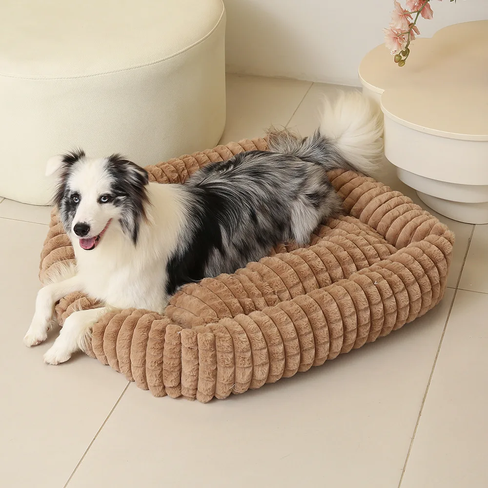 Sofá cama suave y cómodo para perros, colchoneta cálida para dormir para perros pequeños y medianos, cama para dormir para cachorros, accesorios para perros