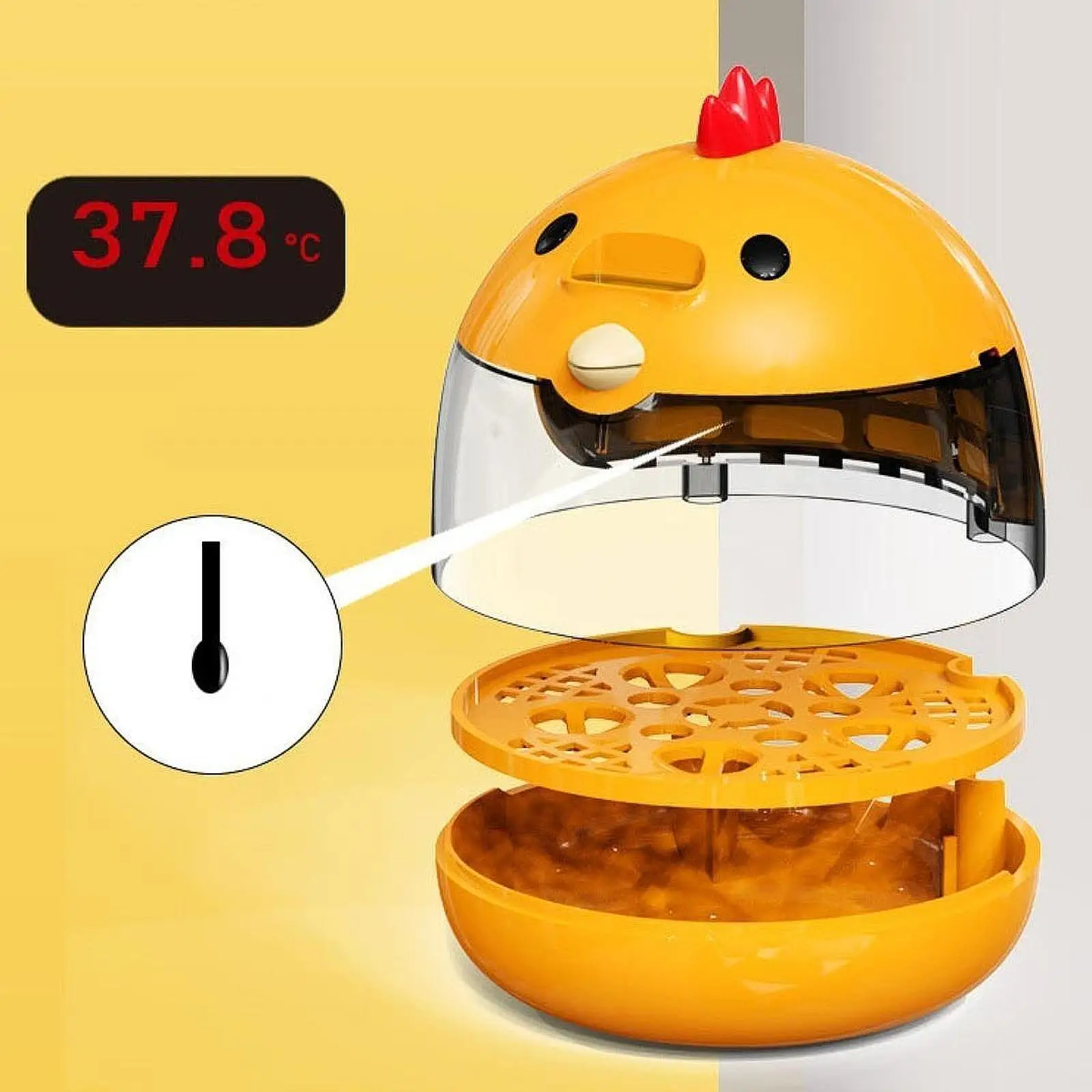 Egg Incubator for Hatching Eggs,Poultry Hatcher Machine,Chicken Quail Eggs Incubator for Chicken,Pigeon