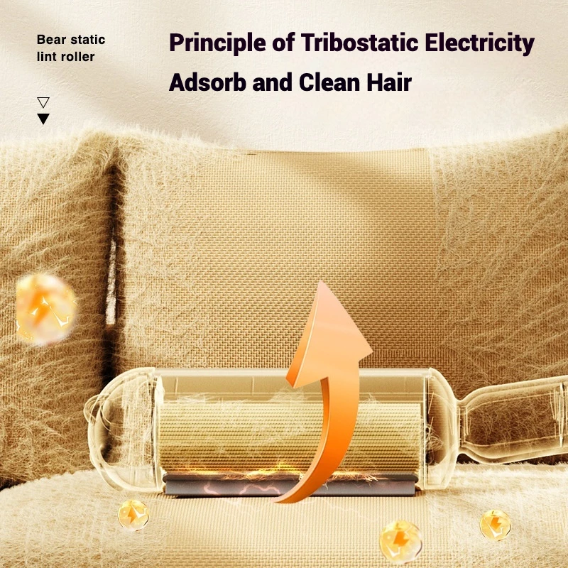 Cepillo de pelo de adsorción electrostática, removedor de pelo portátil para mascotas, cepillo removedor de pelo para mascotas, suministros para mascotas - imagen 2