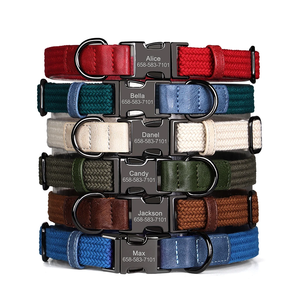 Collar personalizado para perro con grabado gratis – Talla S a L - imagen 2