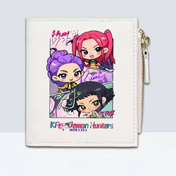 Película de Anime k-pop Demon Hunters Mira Zoey Rumi, billetera para Cosplay, monedero para estudiante, paquetes de tarjetas, suministros para fiesta de Halloween, juguete para regalo