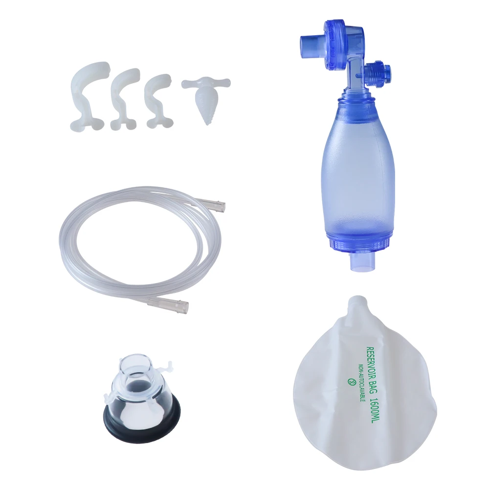 Reanimador Manual de primeros auxilios, dispositivo de emergencia portátil de PVC CPR para perros y gatos, herramienta de rescate de animales, equipo veterinario, clínica veterinaria