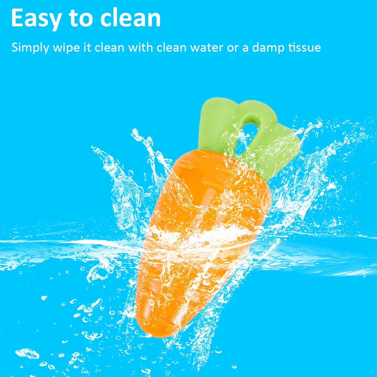 Juguete indestructible para perros con forma de zanahoria, molar para masticar Dental para masticadores agresivos, perros pequeños y medianos, diámetro para cachorros de dentición - imagen 4