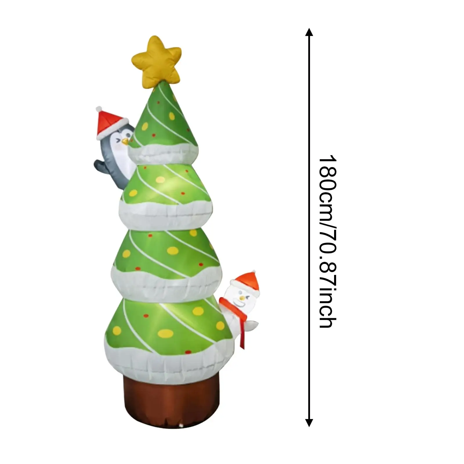 Christmas Tree Inflatable, Ornament, Christmas Decoration, Blow up Yard Decoration for Indoor, Outdoor, Malls, Backyard