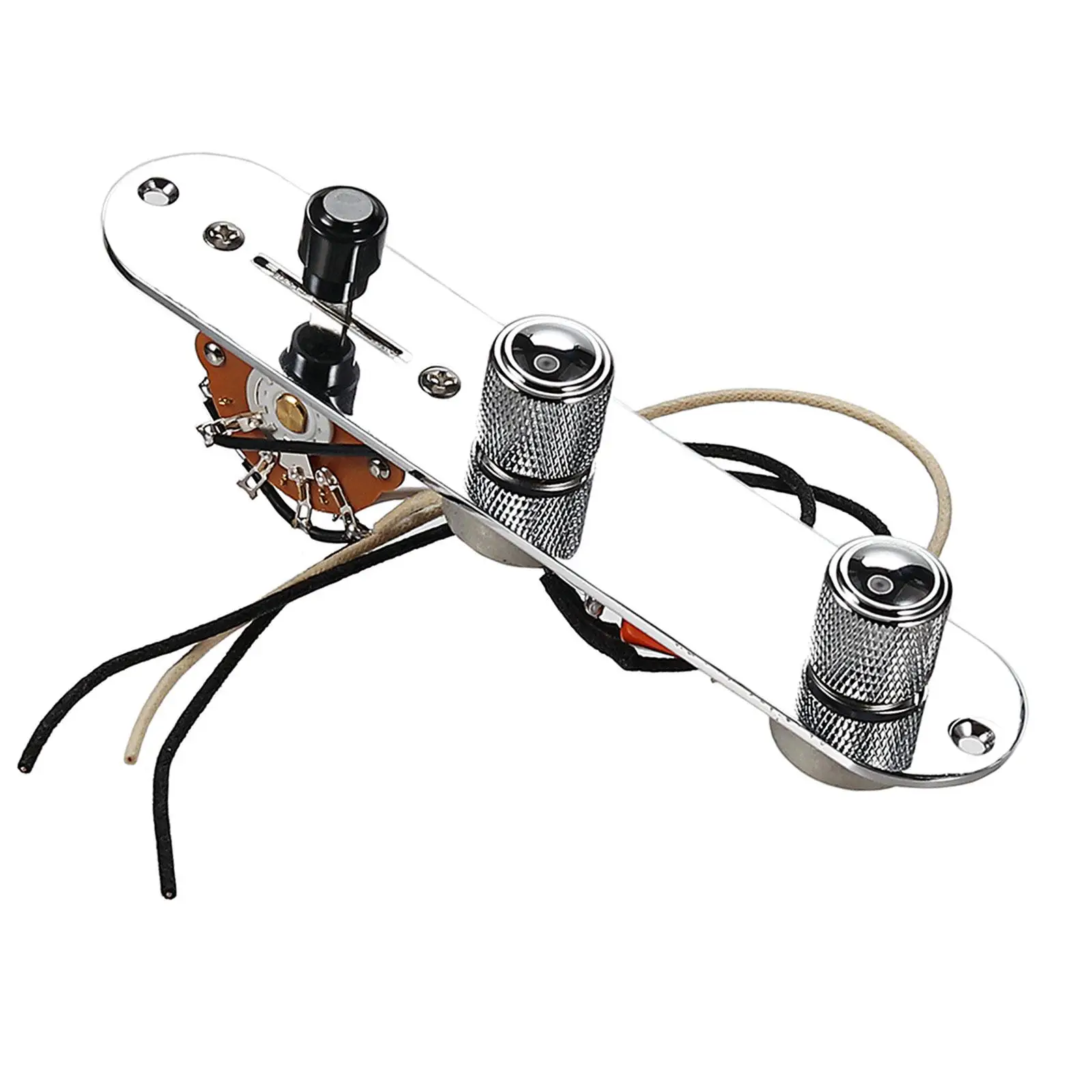 3 Way Prewired Control Plate Guitar Parts Components with Wiring Harness 3 Way Prewired Control Plate Guitar Parts Components with Wiring Harness