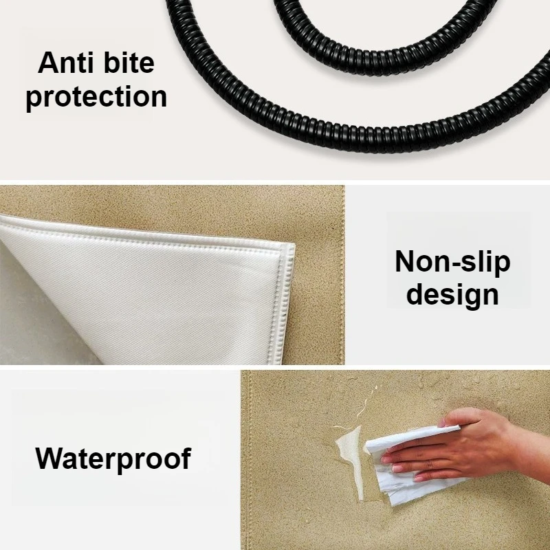 Cama calefactora para perros grandes, esteras para dormir, accesorios impermeables para exteriores, camas para cachorros, mascotas, Pug, almohadillas para gatos, suministros de productos - imagen 5