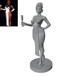 Figuras femeninas sexy de resina sin montar ni pintar para decoración
