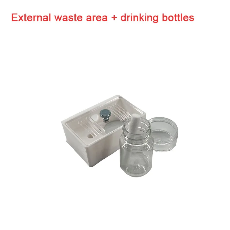 Drinker waste area