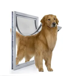 Puerta de madera para perro grande – Aislamiento térmico extra anti-lluvia