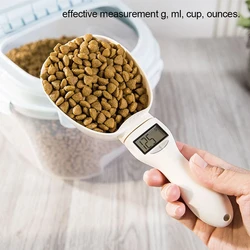 Báscula dosificadora para racionar comida de perros y gatos