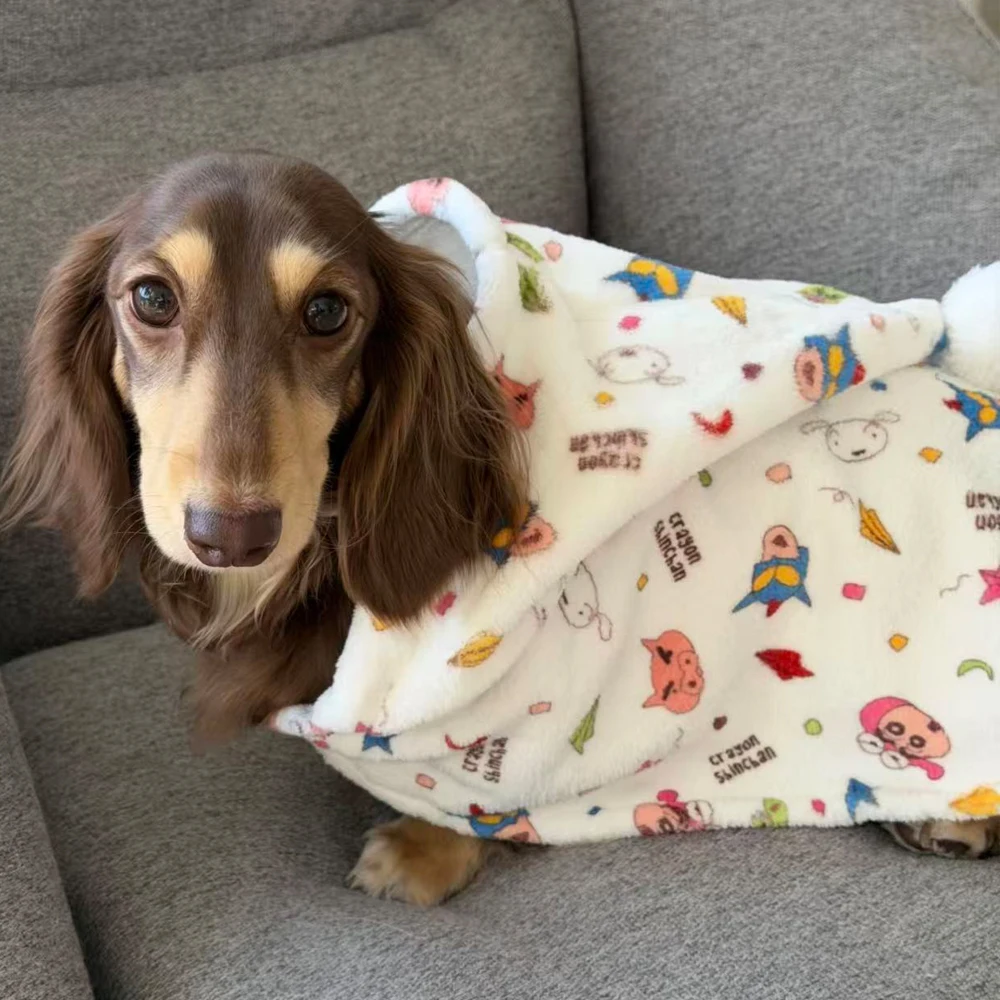 Suéter forro polar capucha para Dachshund – abrigo grueso y cálido - imagen 3