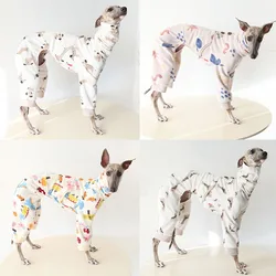 Pijama enterizo de invierno para perro Galgo Italiano, cálido