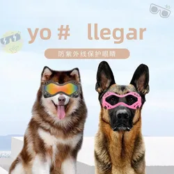 Gafas de sol para perros medianos con protección UV y confort