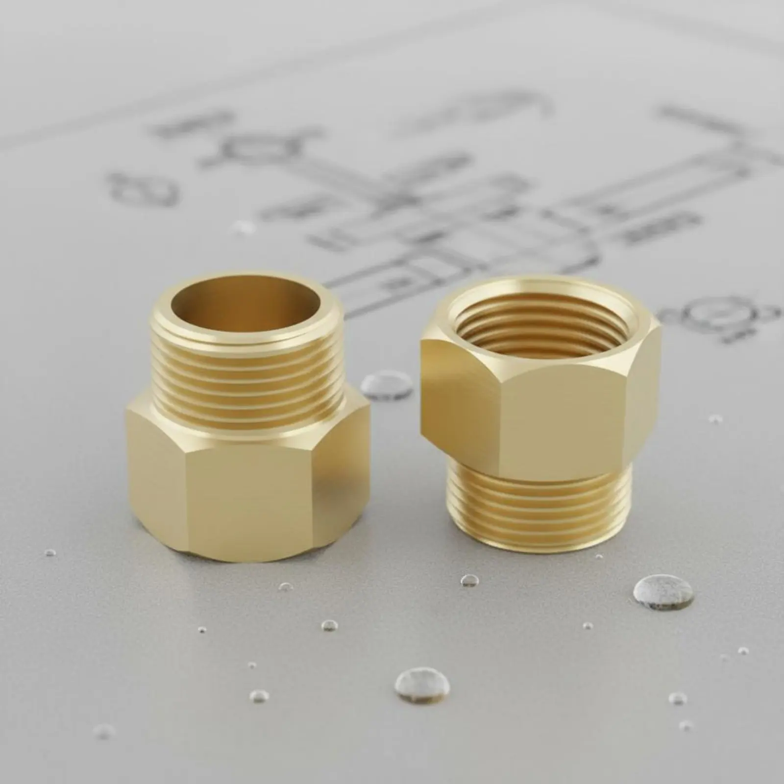 Adaptador M22 macho a M20 hembra para lavadora a presión – Latón resistente - imagen 3